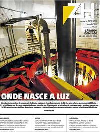 Capa do jornal Zero Hora 18/08/2018
