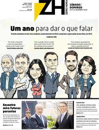 Capa do jornal Zero Hora 29/12/2018