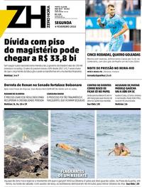 Capa do jornal Zero Hora 04/02/2019