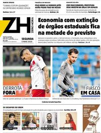Capa do jornal Zero Hora 06/05/2019