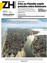 Capa do jornal Zero Hora 16/02/2019