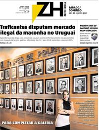 Capa do jornal Zero Hora 19/01/2019