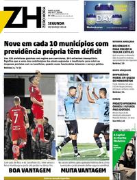 Capa do jornal Zero Hora 25/03/2019