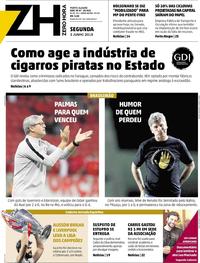 Capa do jornal Zero Hora 03/06/2019