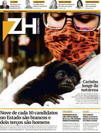 Capa do jornal Zero Hora 03/10/2020