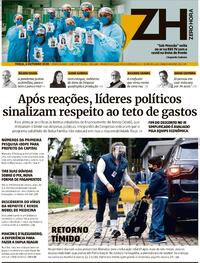 Capa do jornal Zero Hora 06/10/2020