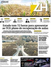 Capa do jornal Zero Hora 07/01/2020