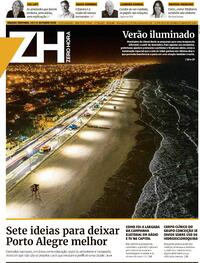 Capa do jornal Zero Hora 10/10/2020