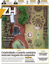 Capa do jornal Zero Hora 26/09/2020