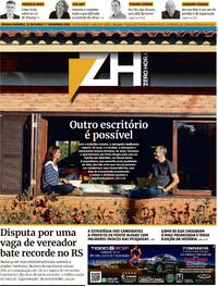 Capa do jornal Zero Hora 31/10/2020