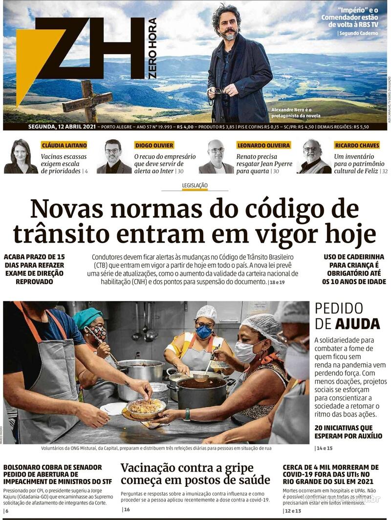 Nostrali é destaque no Jornal Zero Hora