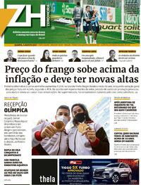 Capa do jornal Zero Hora 04/08/2021