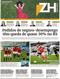 Capa do jornal Zero Hora 05/07/2021