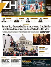 Capa do jornal Zero Hora 07/01/2021