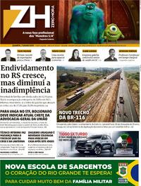 Capa do jornal Zero Hora 07/07/2021