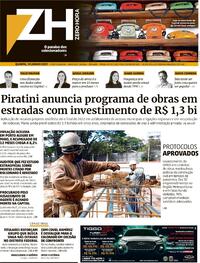Capa do jornal Zero Hora 10/06/2021