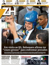 Capa do jornal Zero Hora 10/07/2021