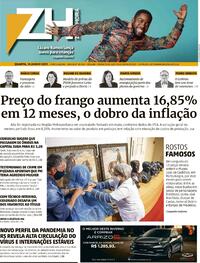 Capa do jornal Zero Hora 16/06/2021