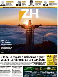 Capa do jornal Zero Hora 17/04/2021
