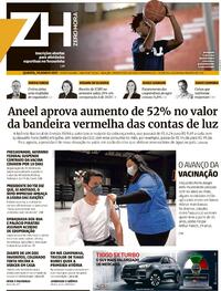 Capa do jornal Zero Hora 30/06/2021
