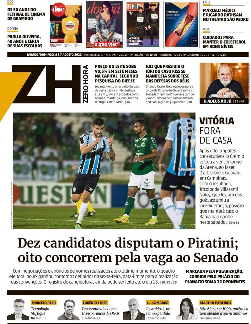 Nostrali é destaque no Jornal Zero Hora