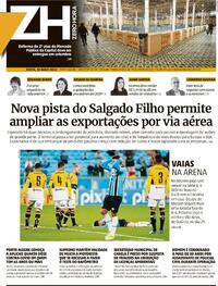 Capa do jornal Zero Hora 20/05/2022