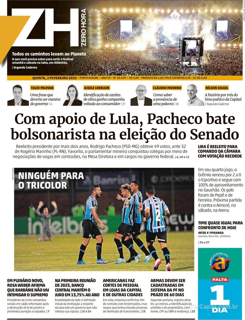 Capa Jornal O Jogo - 25 fevereiro 2023 