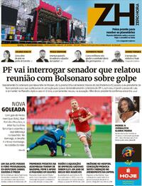 Capa do jornal Zero Hora 03/02/2023