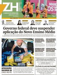 Capa do jornal Zero Hora 04/04/2023