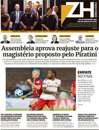Capa do jornal Zero Hora 05/04/2023