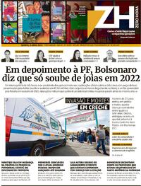 Capa do jornal Zero Hora 06/04/2023