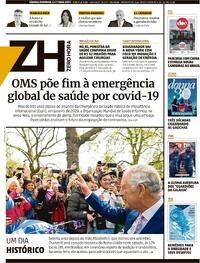 Capa do jornal Zero Hora 06/05/2023