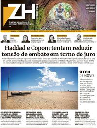 Capa do jornal Zero Hora 08/02/2023