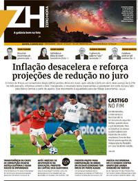 Capa do jornal Zero Hora 08/06/2023