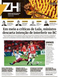Capa do jornal Zero Hora 09/02/2023