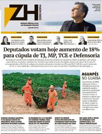 Capa do jornal Zero Hora 09/05/2023