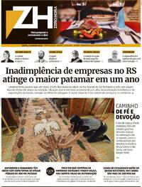 Capa do jornal Zero Hora 09/06/2023