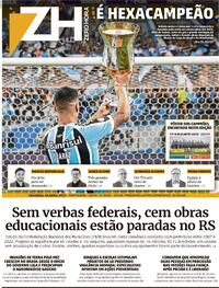 Capa do jornal Zero Hora 10/04/2023
