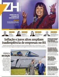 Capa do jornal Zero Hora 10/05/2023