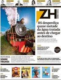 Capa do jornal Zero Hora 10/06/2023