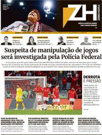 Capa do jornal Zero Hora 11/05/2023