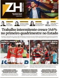 Capa do jornal Zero Hora 12/06/2023