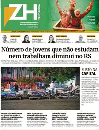 Capa do jornal Zero Hora 12/12/2023