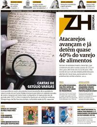 Capa do jornal Zero Hora 13/05/2023