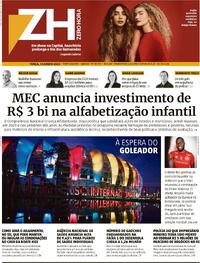 Capa do jornal Zero Hora 13/06/2023