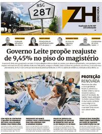 Capa do jornal Zero Hora 15/02/2023
