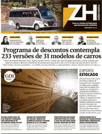 Capa do jornal Zero Hora 15/06/2023