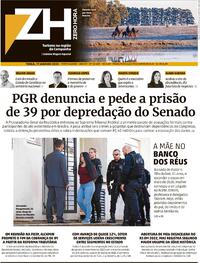 Capa do jornal Zero Hora 17/01/2023