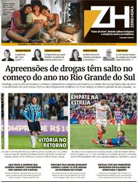 Capa do jornal Zero Hora 17/04/2023