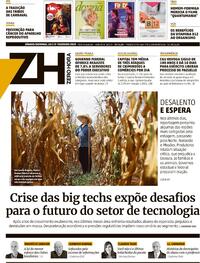 Capa do jornal Zero Hora 18/02/2023